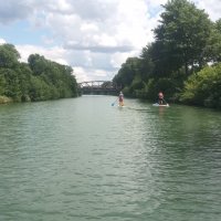 SUP-Rundkurs: Leine und Kanal