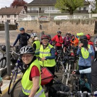 Radtour der Frauenfitnessgruppe